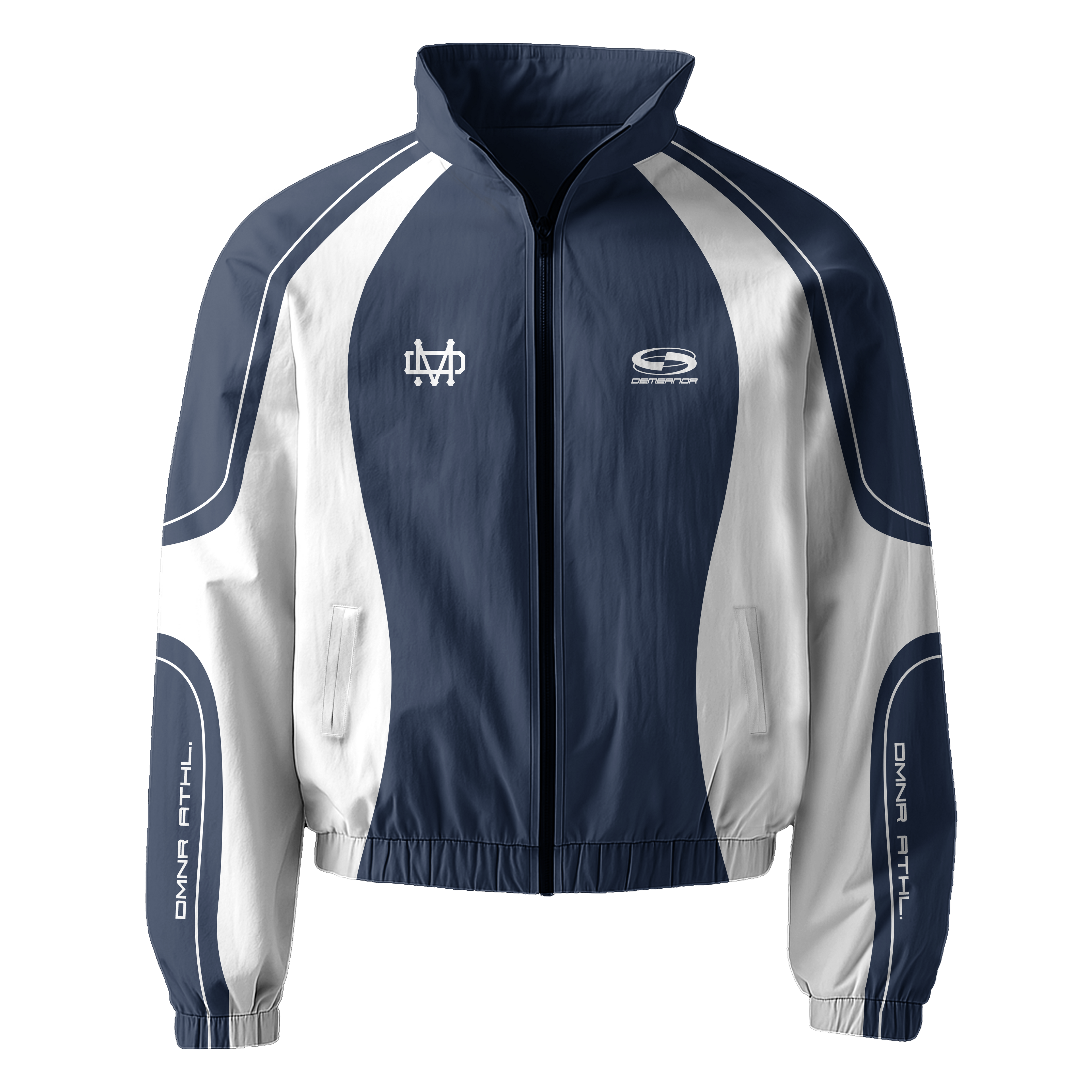 OMNIA JACKET NAVY BLUE & WHITE